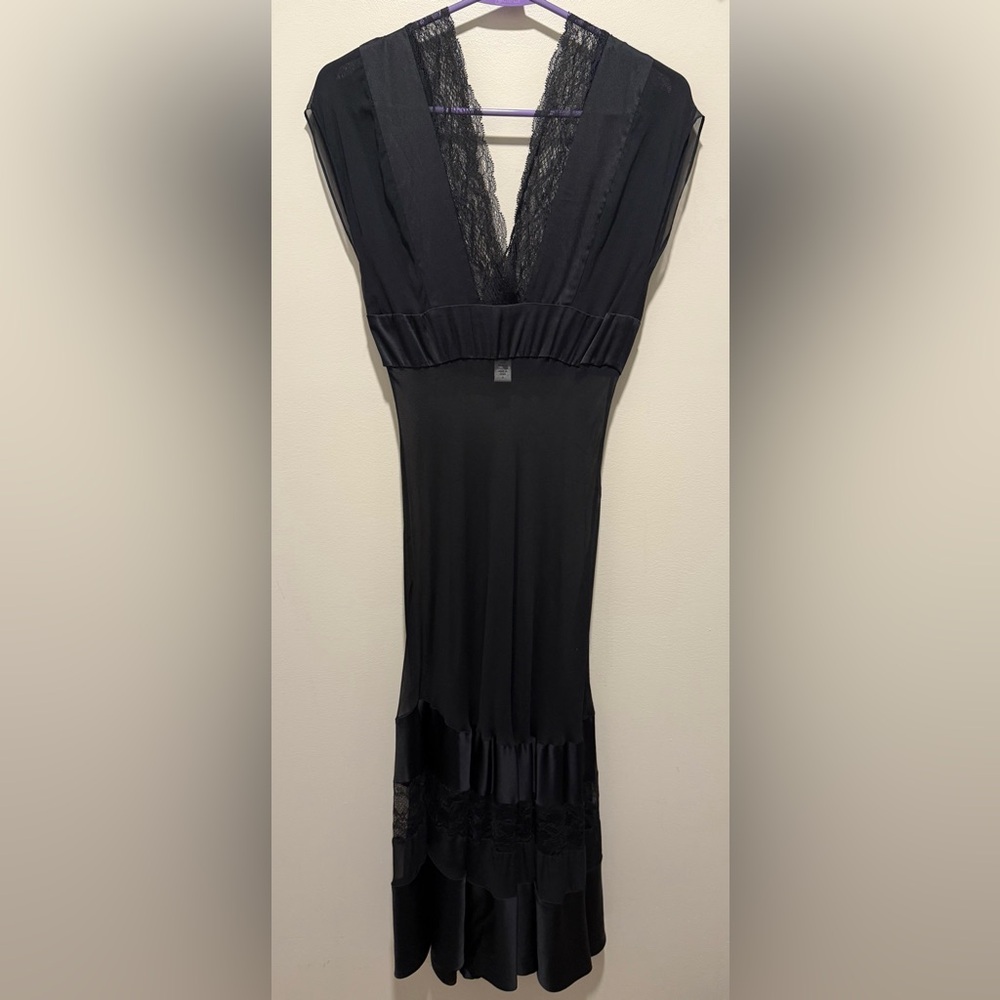Diane Von Furstenberg Black Lace Dress